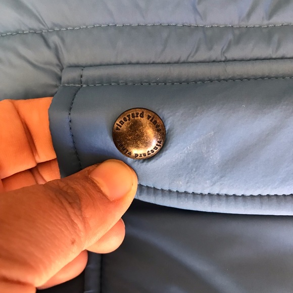 Vineyard Vines Front Pocket Puffer Vest Size Small - Picture 3 of 7